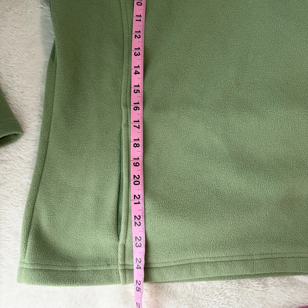 Brooks Brothers 346 Sage Green Fleece 1/4 Zip Pullover L - Picture 10 of 11